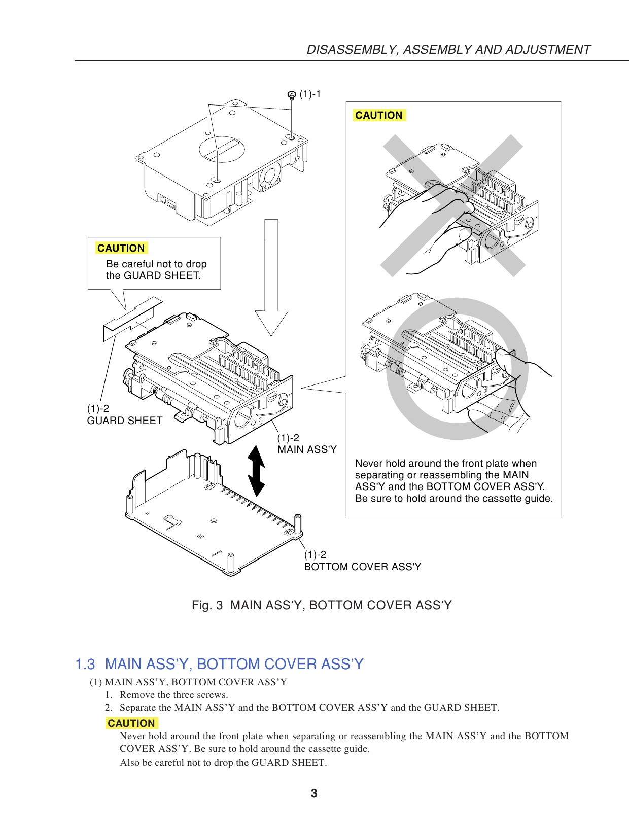 Canon SELPHY CP500 Service Manual-6